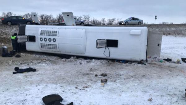 Водитель разбившегося автобуса «Саратов – Ростов» задержан
